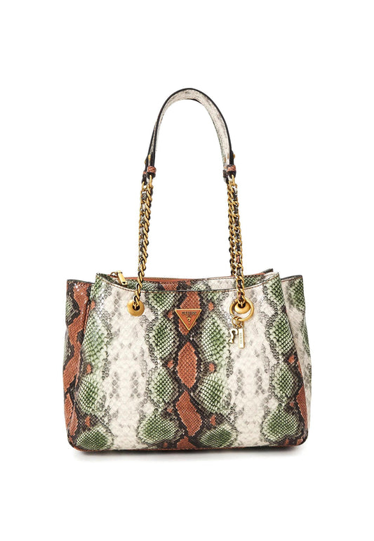 GUESS Becci Borsa Satchel Sage Multi KB878209 - Sandrini Calzature e Abbigliamento