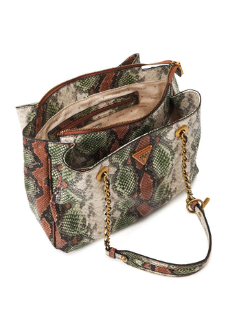 GUESS Becci Borsa Satchel Sage Multi KB878209 - Sandrini Calzature e Abbigliamento