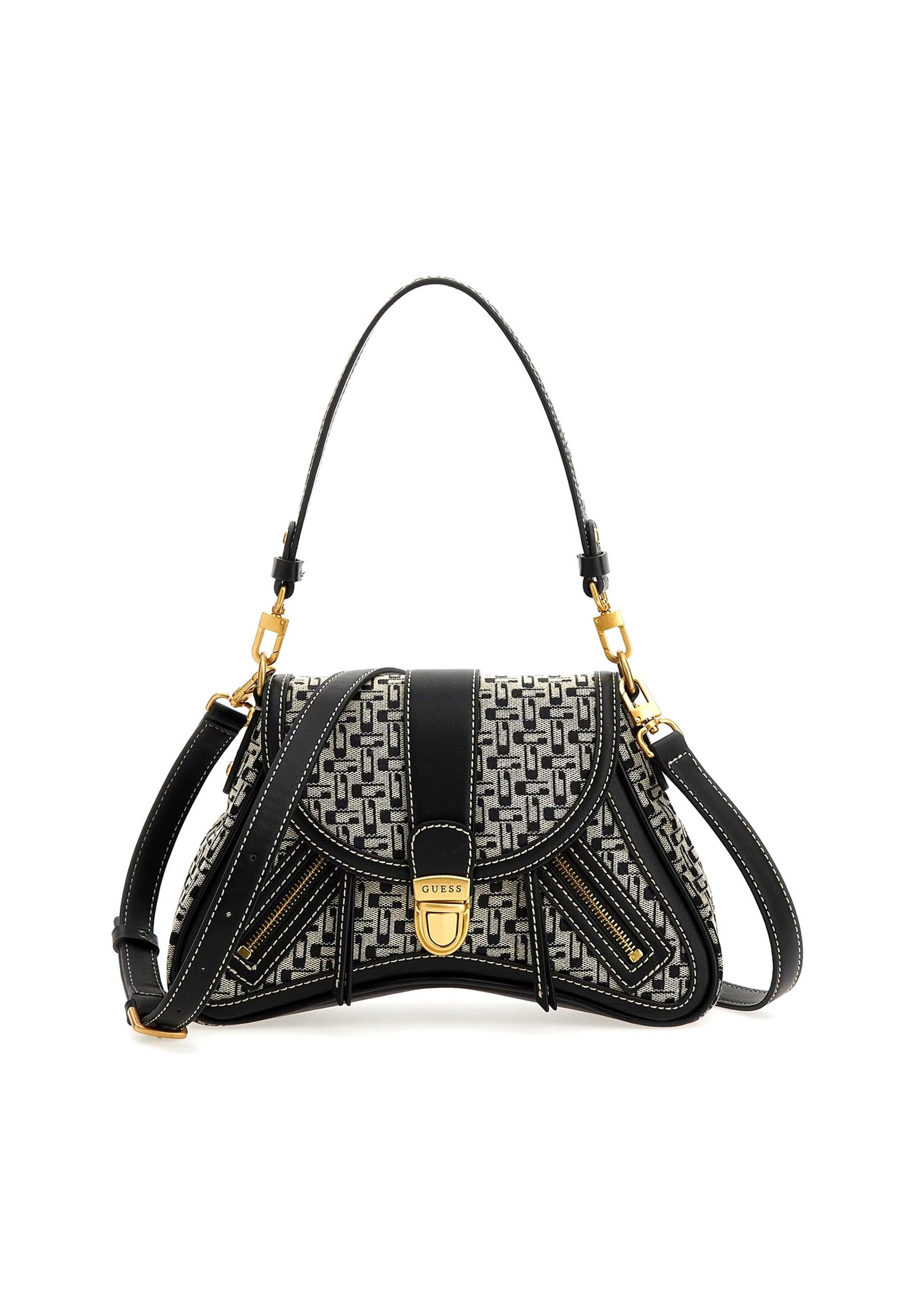 GUESS Belle Vintage Borsa Black Logo JA896619 - Sandrini Calzature e Abbigliamento