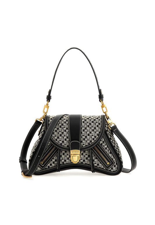 GUESS Belle Vintage Borsa Black Logo JA896619 - Sandrini Calzature e Abbigliamento