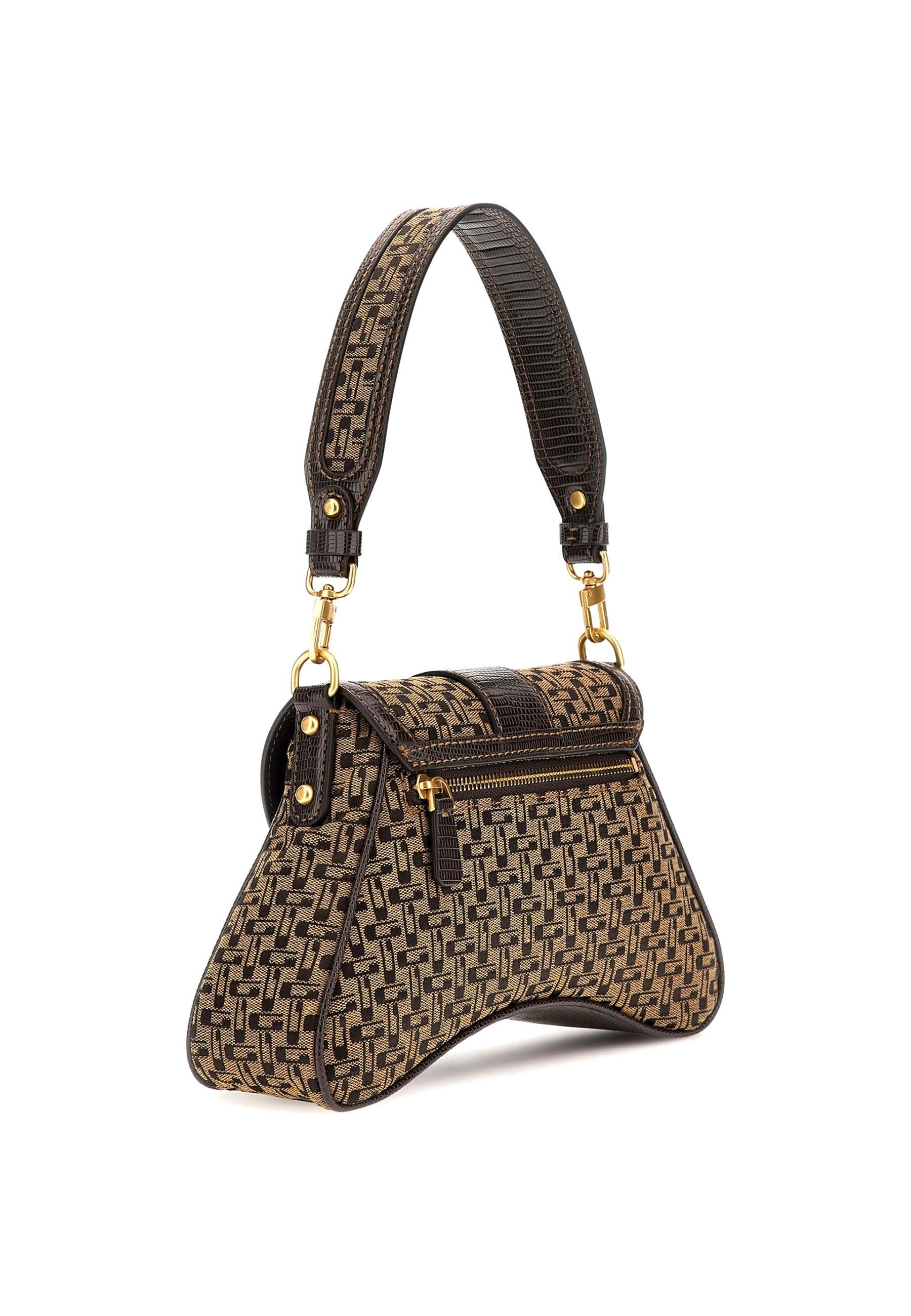 GUESS Belle Vintage Borsa Brown Logo JK896619 - Sandrini Calzature e Abbigliamento
