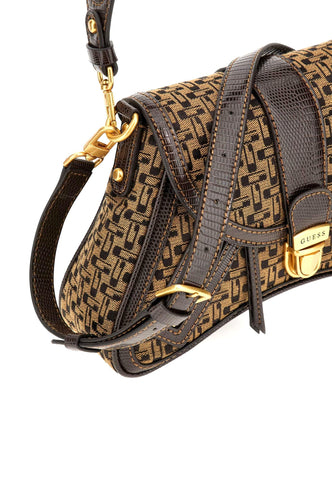 GUESS Belle Vintage Borsa Brown Logo JK896619 - Sandrini Calzature e Abbigliamento