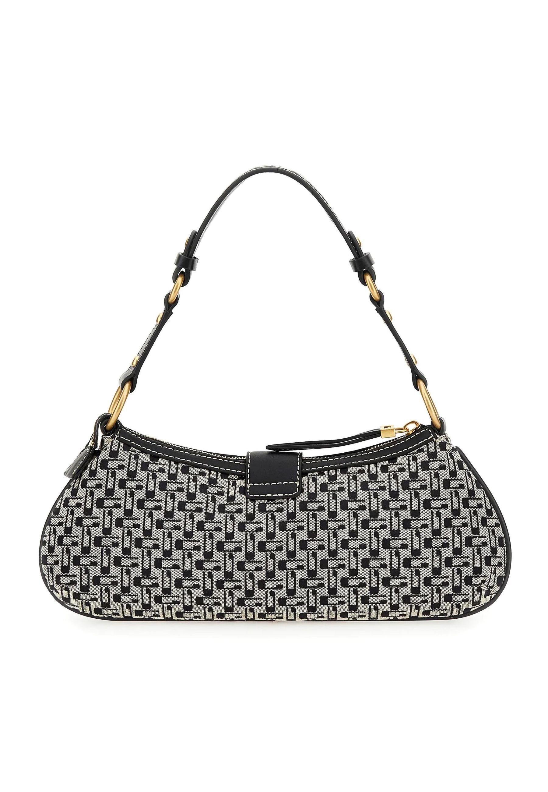 GUESS Belle Vintage Borsa Shoulder Black Logo JA896618 - Sandrini Calzature e Abbigliamento