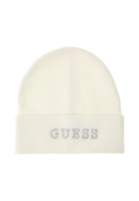 GUESS Berretta Donna Off White AW9251WOL01 - Sandrini Calzature e Abbigliamento