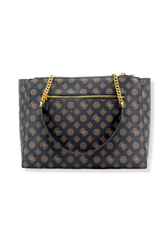 GUESS Borsa Centre Stage Marrone Mocha Logo PB850423 - Sandrini Calzature e Abbigliamento