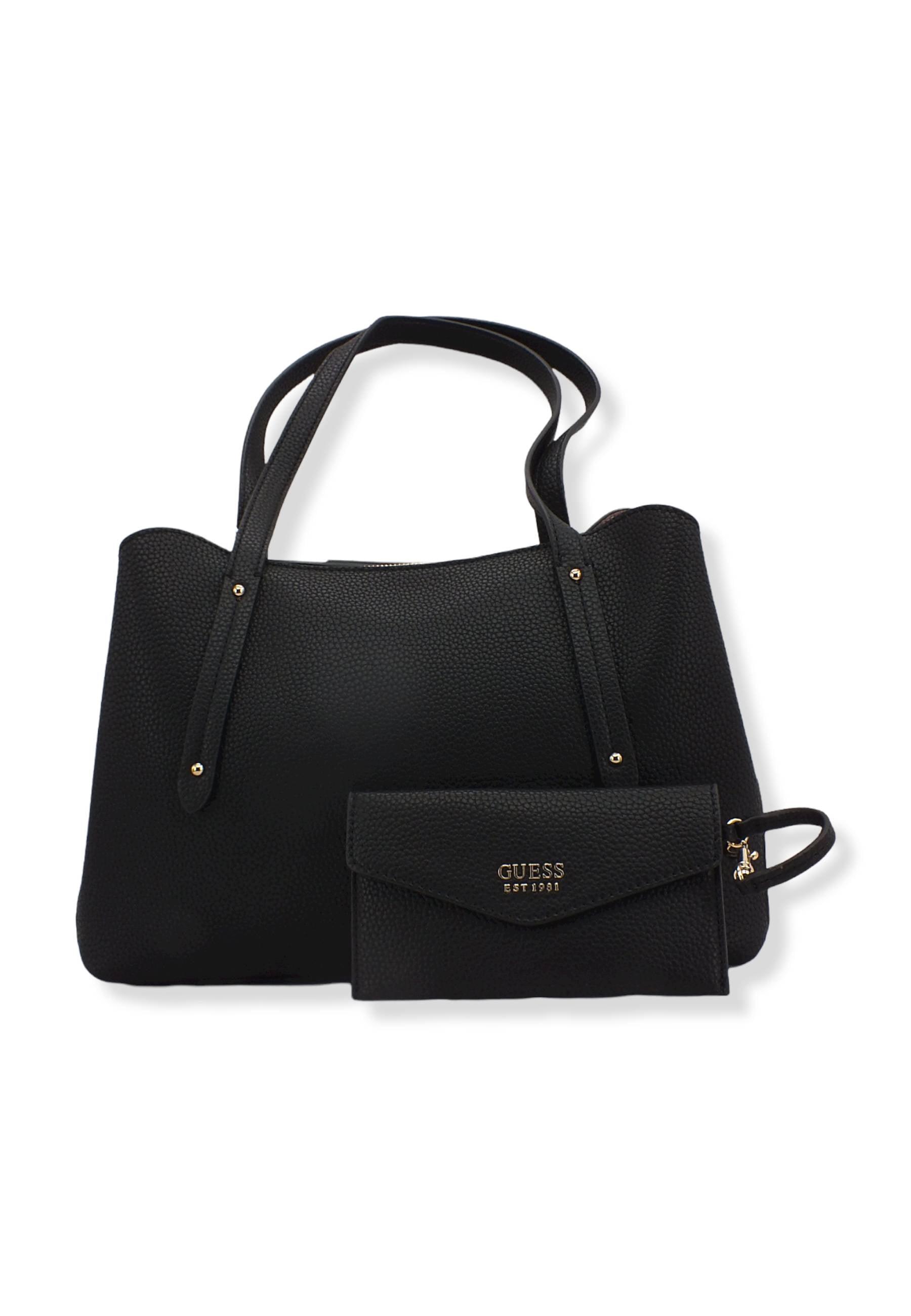 GUESS Borsa Con Pochette Eco Brenton Black EVG839009 - Sandrini Calzature e Abbigliamento
