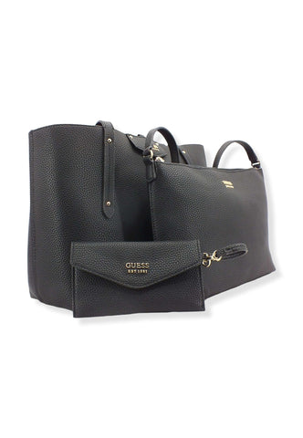 GUESS Borsa Con Pochette Eco Brenton Black EVG839023 - Sandrini Calzature e Abbigliamento