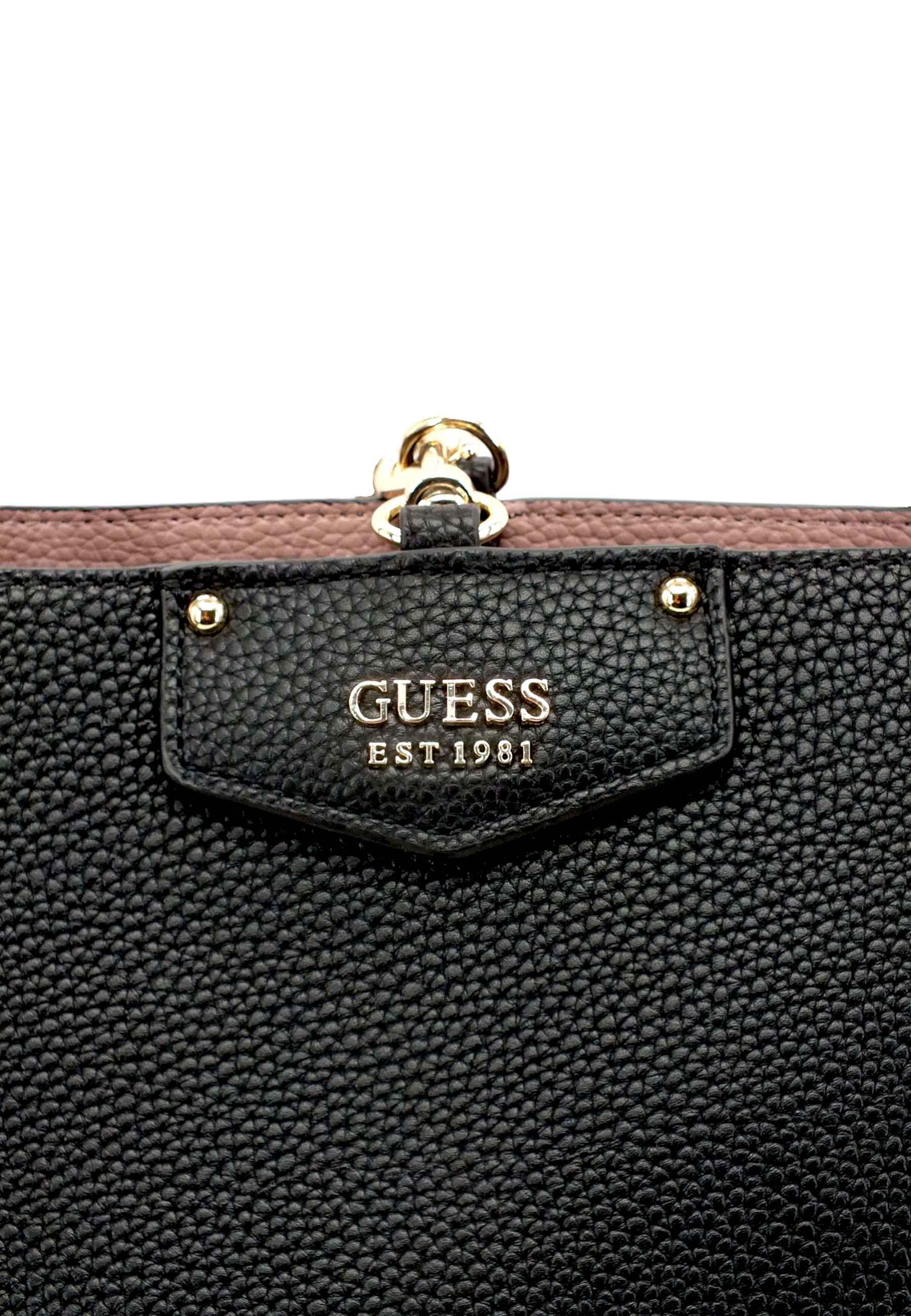 GUESS Borsa Con Pochette Eco Brenton Black EVG839023 - Sandrini Calzature e Abbigliamento