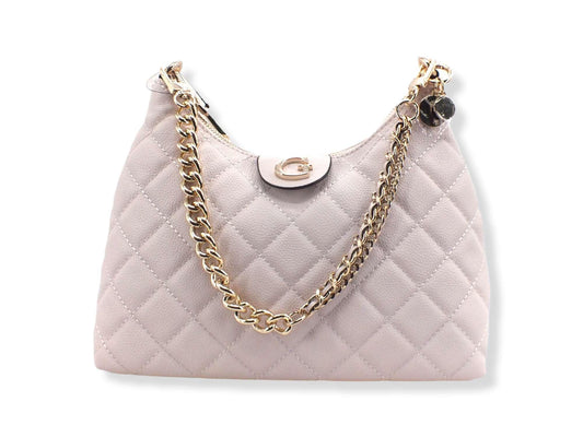 GUESS Borsa Gillian Hobo Quilted Grigio Stone QG839402 - Sandrini Calzature e Abbigliamento