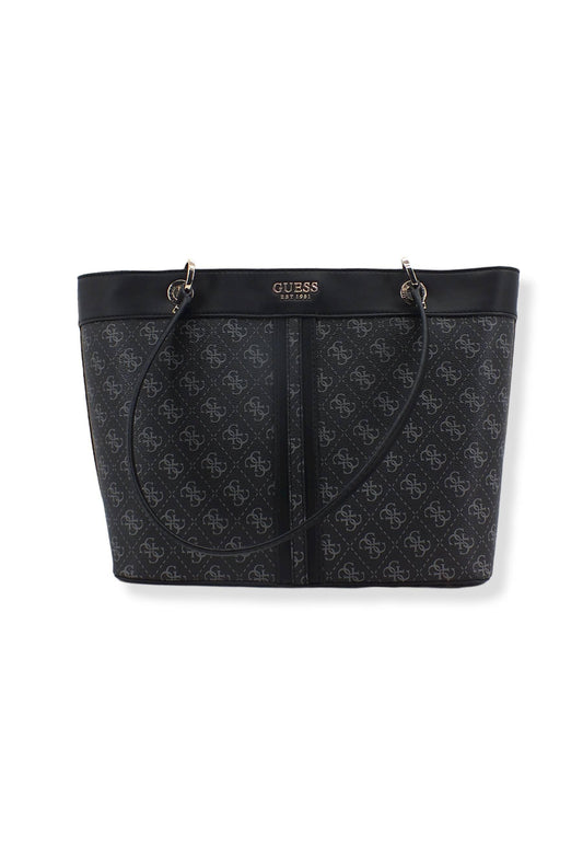 GUESS Borsa Noelle Tote Elite Grigia Coal Multi KG787923 - Sandrini Calzature e Abbigliamento