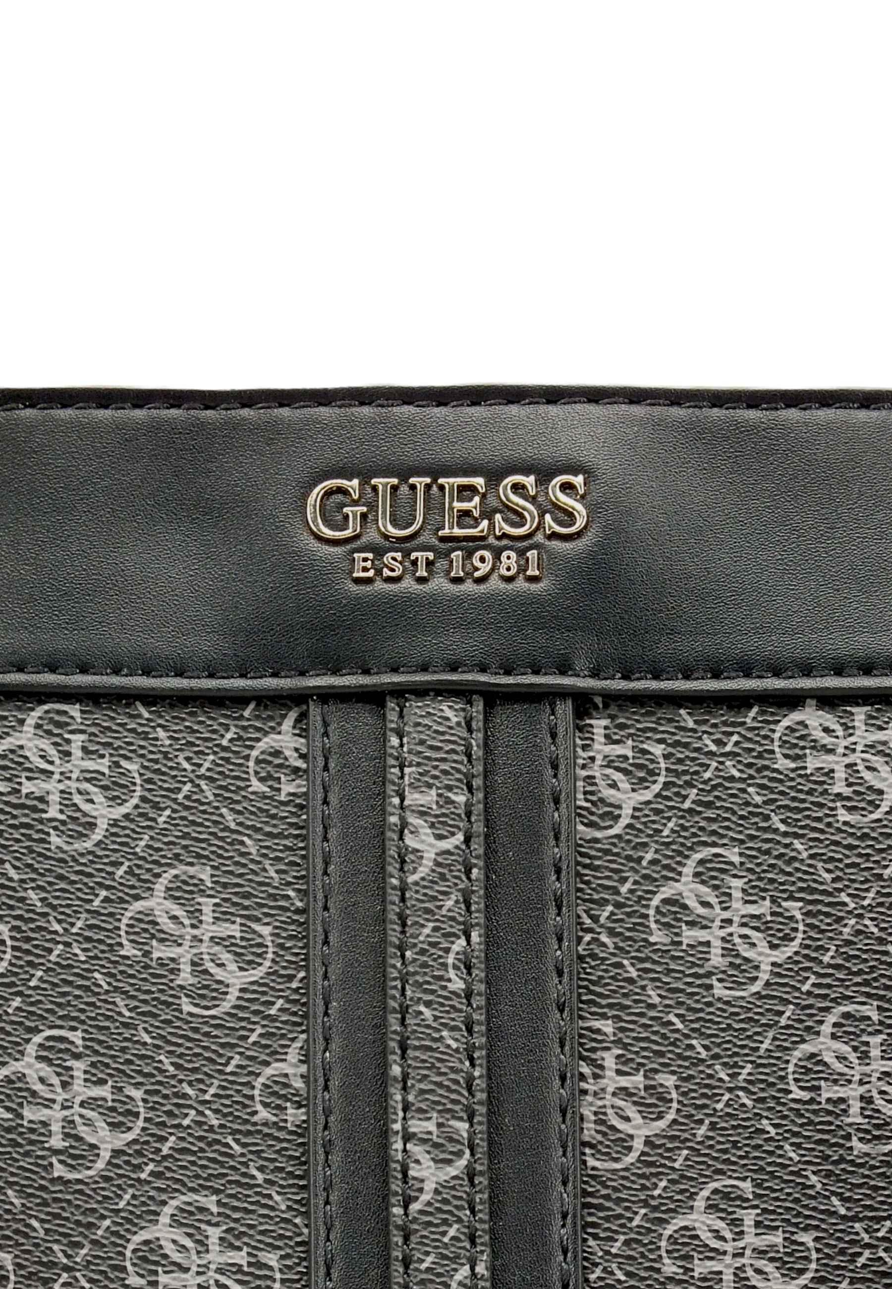 GUESS Borsa Noelle Tote Elite Grigia Coal Multi KG787923 - Sandrini Calzature e Abbigliamento
