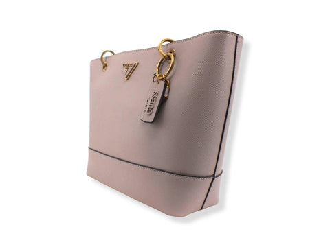 GUESS Borsa Noelle Tote Elite Logo Rosa Taupe ZB787923 - Sandrini Calzature e Abbigliamento