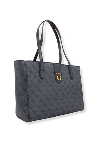 GUESS Borsa Rossana Socety Grigio Coal Logo Multi SB855123 - Sandrini Calzature e Abbigliamento