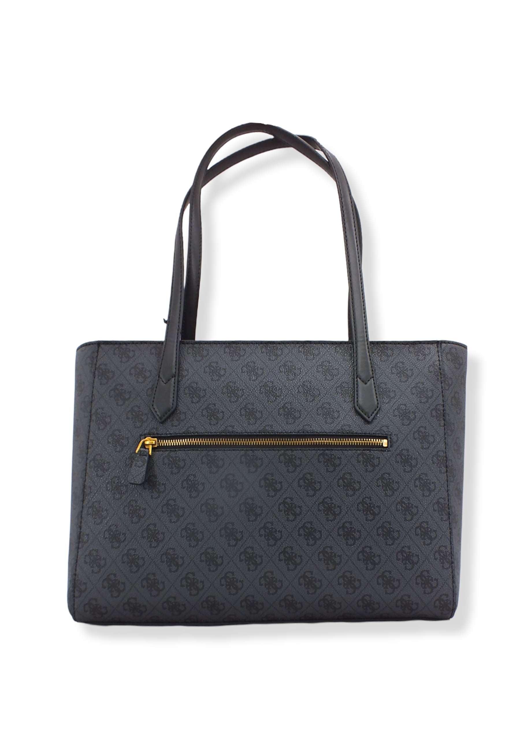 GUESS Borsa Rossana Socety Grigio Coal Logo Multi SB855123 - Sandrini Calzature e Abbigliamento