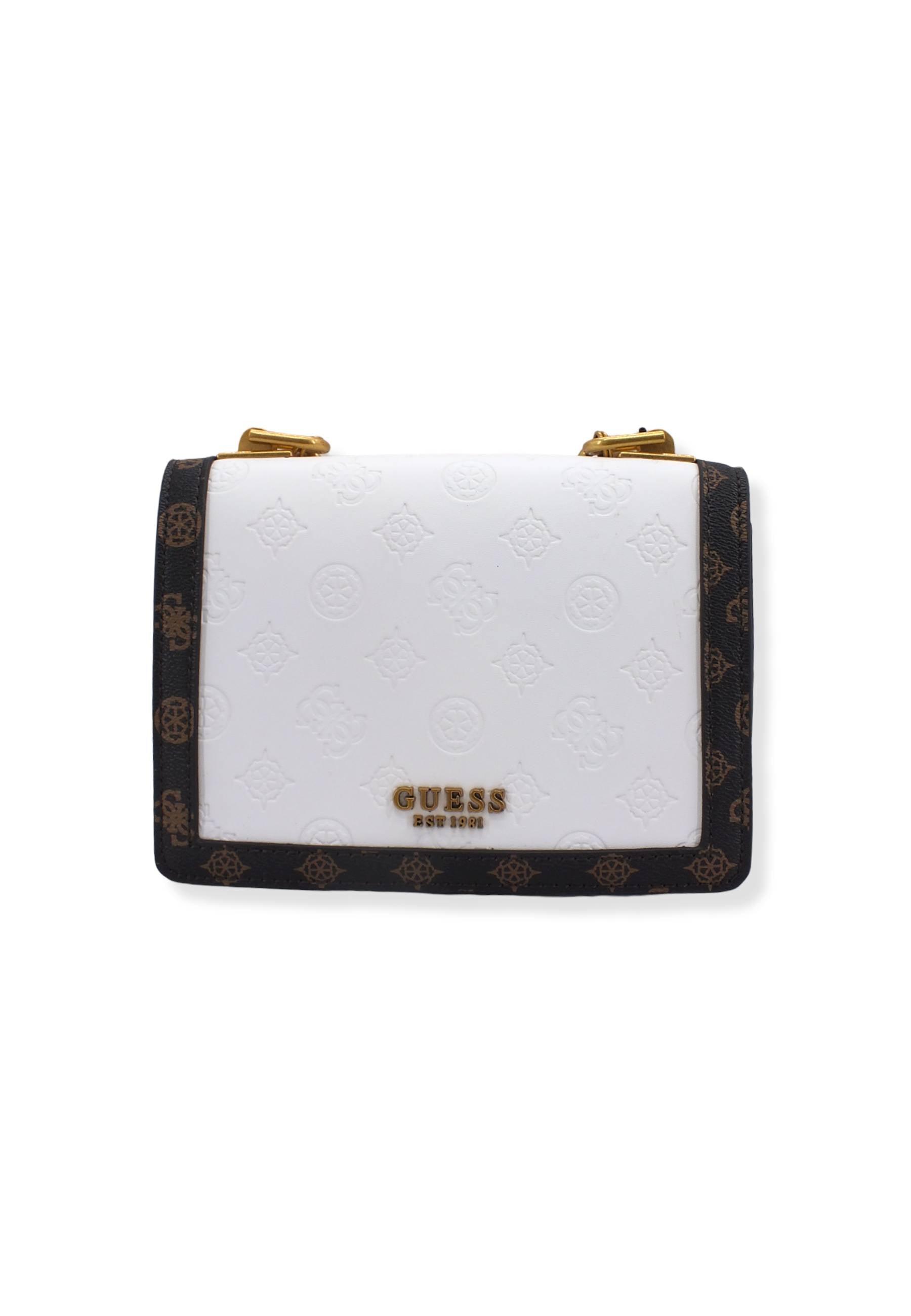 GUESS Borsa Tracolla Abey Crossbody White Logo Multi PB855821 - Sandrini Calzature e Abbigliamento