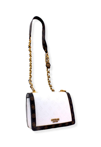 GUESS Borsa Tracolla Abey Crossbody White Logo Multi PB855821 - Sandrini Calzature e Abbigliamento