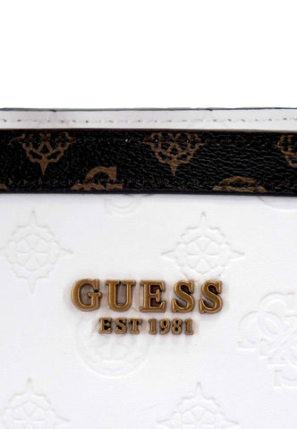 GUESS Borsa Tracolla Abey Tote White Logo Multi PB855823 - Sandrini Calzature e Abbigliamento