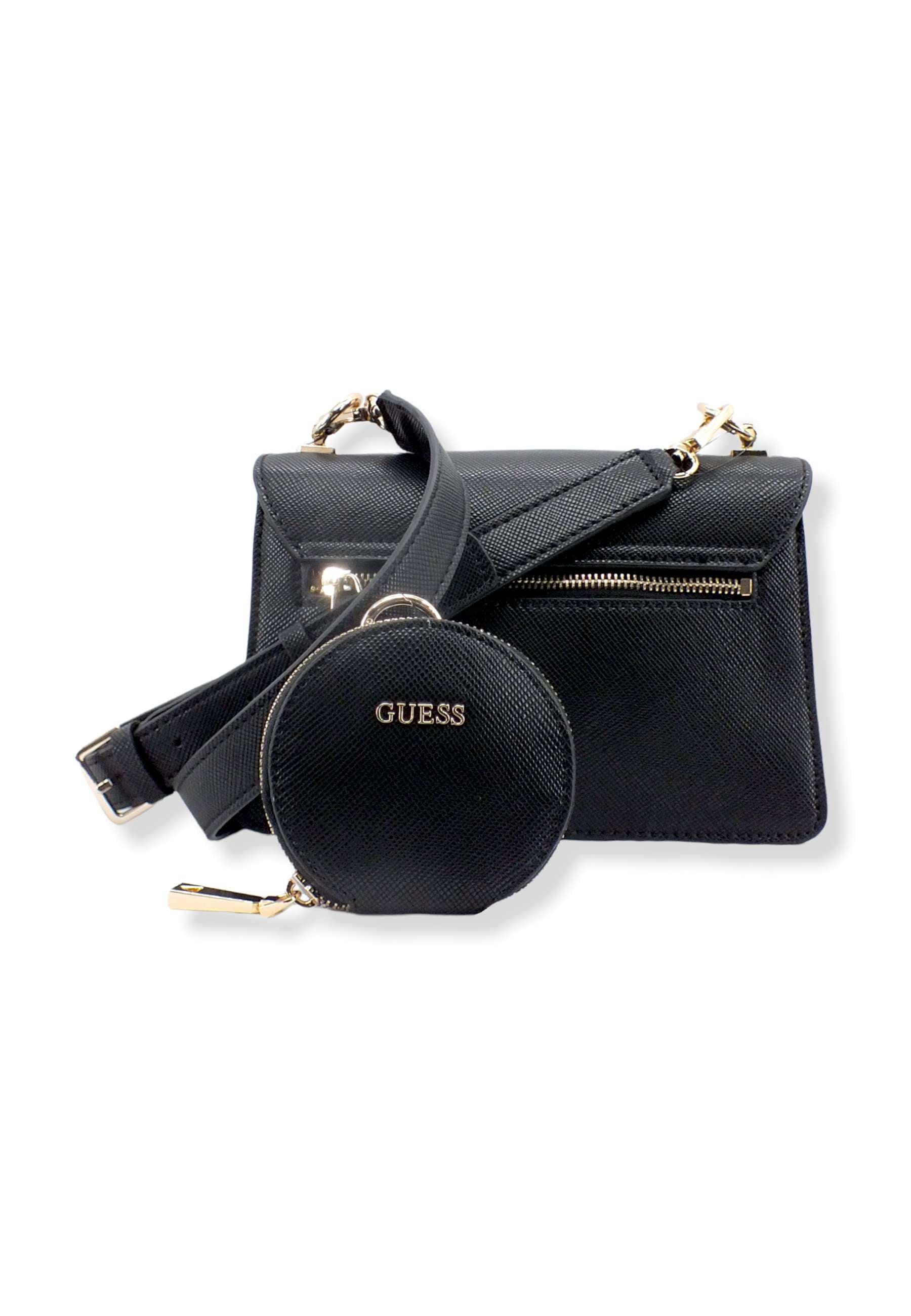 GUESS Borsa Tracolla Alexie Crossbody Black VG841619 - Sandrini Calzature e Abbigliamento