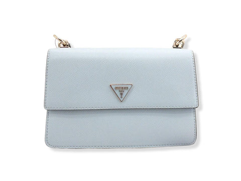 GUESS Borsa Tracolla Alexie Crossbody Flap Azzurro Pale Cloud VG841619 - Sandrini Calzature e Abbigliamento