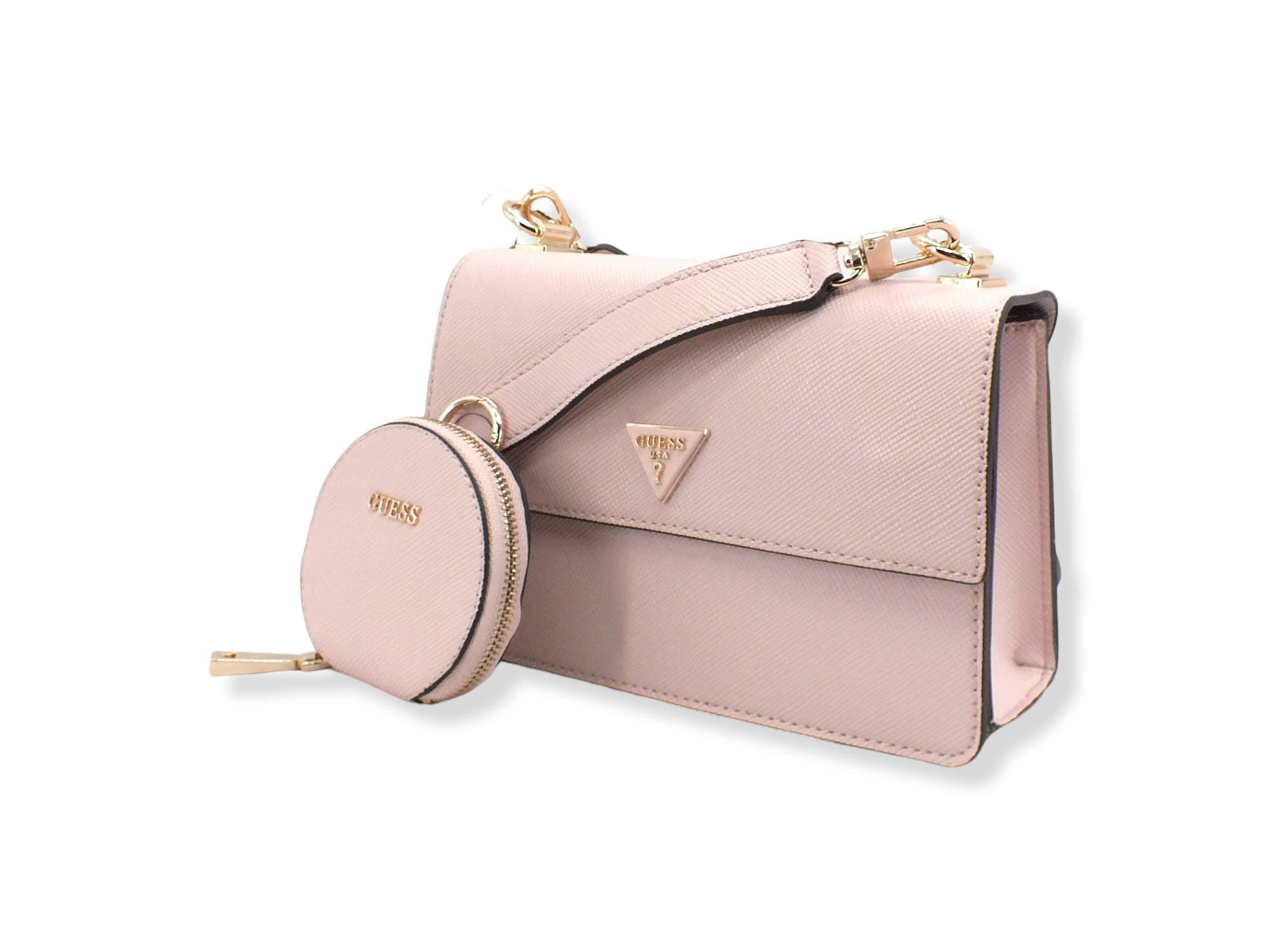 GUESS Borsa Tracolla Alexie Crossbody Flap Light Rose VG841619 - Sandrini Calzature e Abbigliamento
