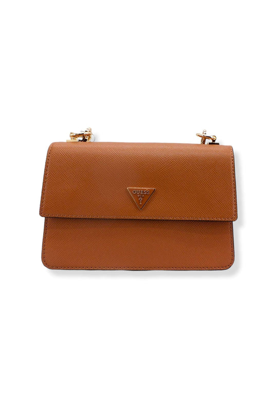 GUESS Borsa Tracolla Alexie Crossbody Marrone Light Cognac VG841619 - Sandrini Calzature e Abbigliamento