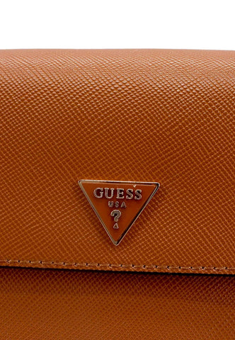 GUESS Borsa Tracolla Alexie Crossbody Marrone Light Cognac VG841619 - Sandrini Calzature e Abbigliamento