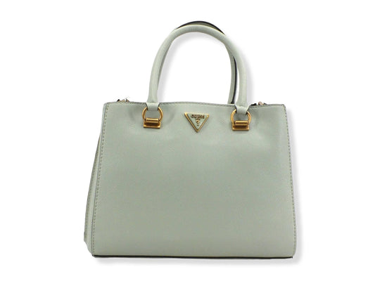 GUESS Borsa Tracolla Alexie Satchel Logo Verde Sage VB841606 - Sandrini Calzature e Abbigliamento