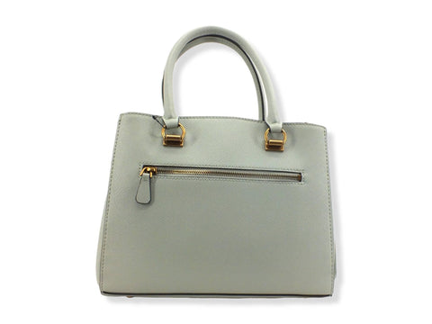GUESS Borsa Tracolla Alexie Satchel Logo Verde Sage VB841606 - Sandrini Calzature e Abbigliamento