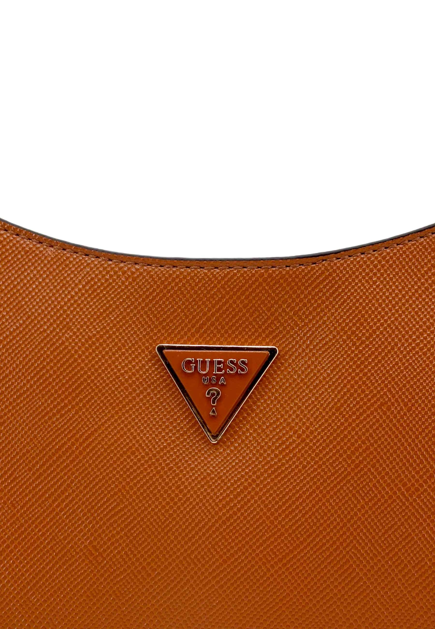 GUESS Borsa Tracolla Alexie Sholder Bag Marrone Light Cognac VG841618 - Sandrini Calzature e Abbigliamento