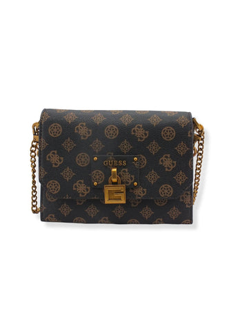 GUESS Borsa Tracolla Centre Stage Crossbody Marrone Mocha Logo PB850478 - Sandrini Calzature e Abbigliamento