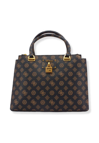 GUESS Borsa Tracolla Centre Stage Marrone Mocha Logo PB850406 - Sandrini Calzature e Abbigliamento