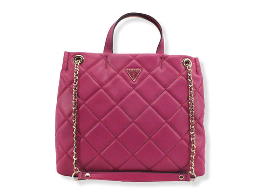 GUESS Borsa Tracolla Cessily Shopper Rosa Fuchsia QG767924 - Sandrini Calzature e Abbigliamento