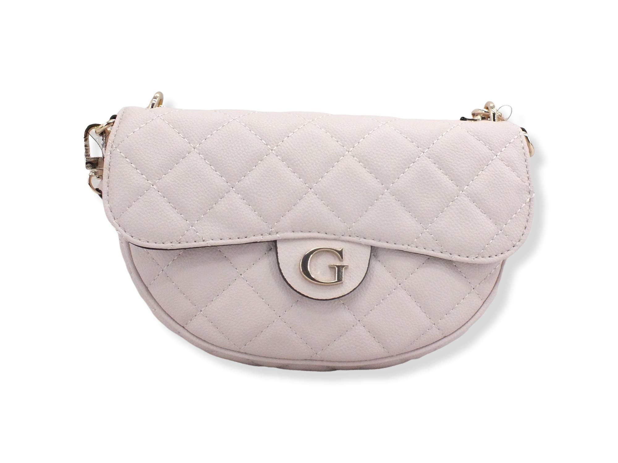 GUESS Borsa Tracolla Gillian Flat Grigio Stone QG839421 - Sandrini Calzature e Abbigliamento