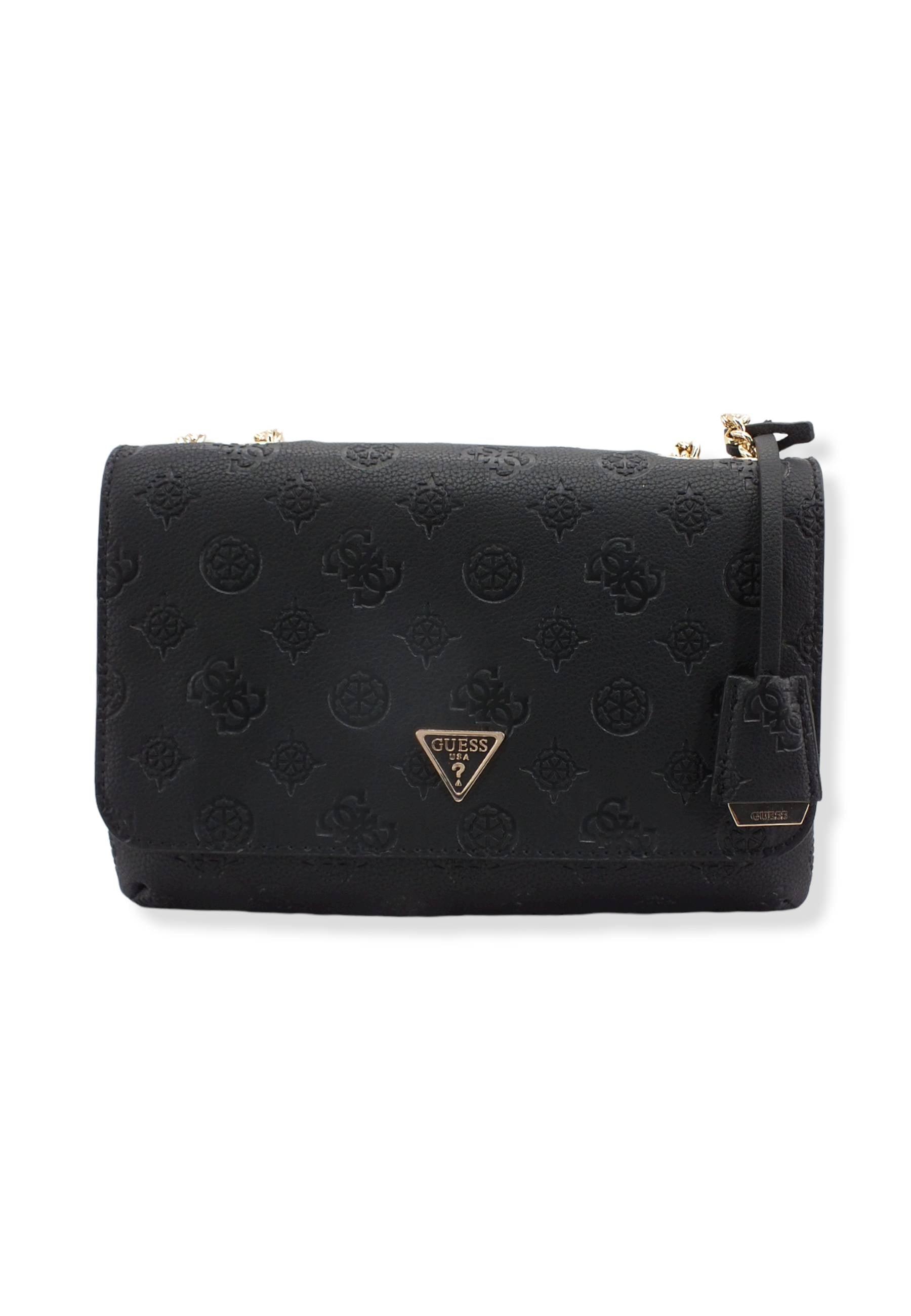 GUESS Borsa Tracolla Helania Crossbody Black PG840321 - Sandrini Calzature e Abbigliamento