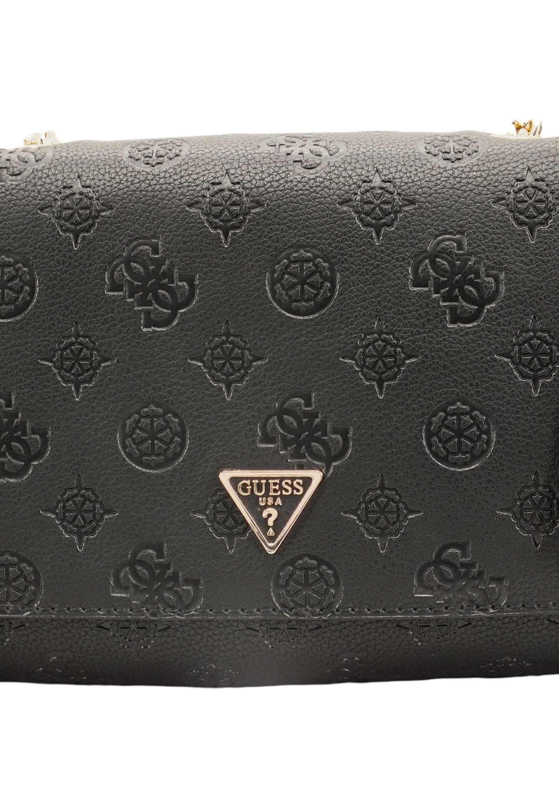 GUESS Borsa Tracolla Helania Crossbody Black PG840321 - Sandrini Calzature e Abbigliamento