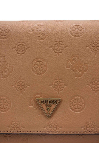 GUESS Borsa Tracolla Helania Crossbody Marrone Caramel PB840321 - Sandrini Calzature e Abbigliamento