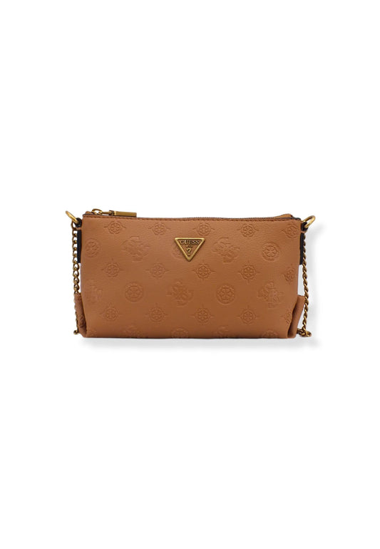 GUESS Borsa Tracolla Helania Mini Marrone Caramel PB840372 - Sandrini Calzature e Abbigliamento