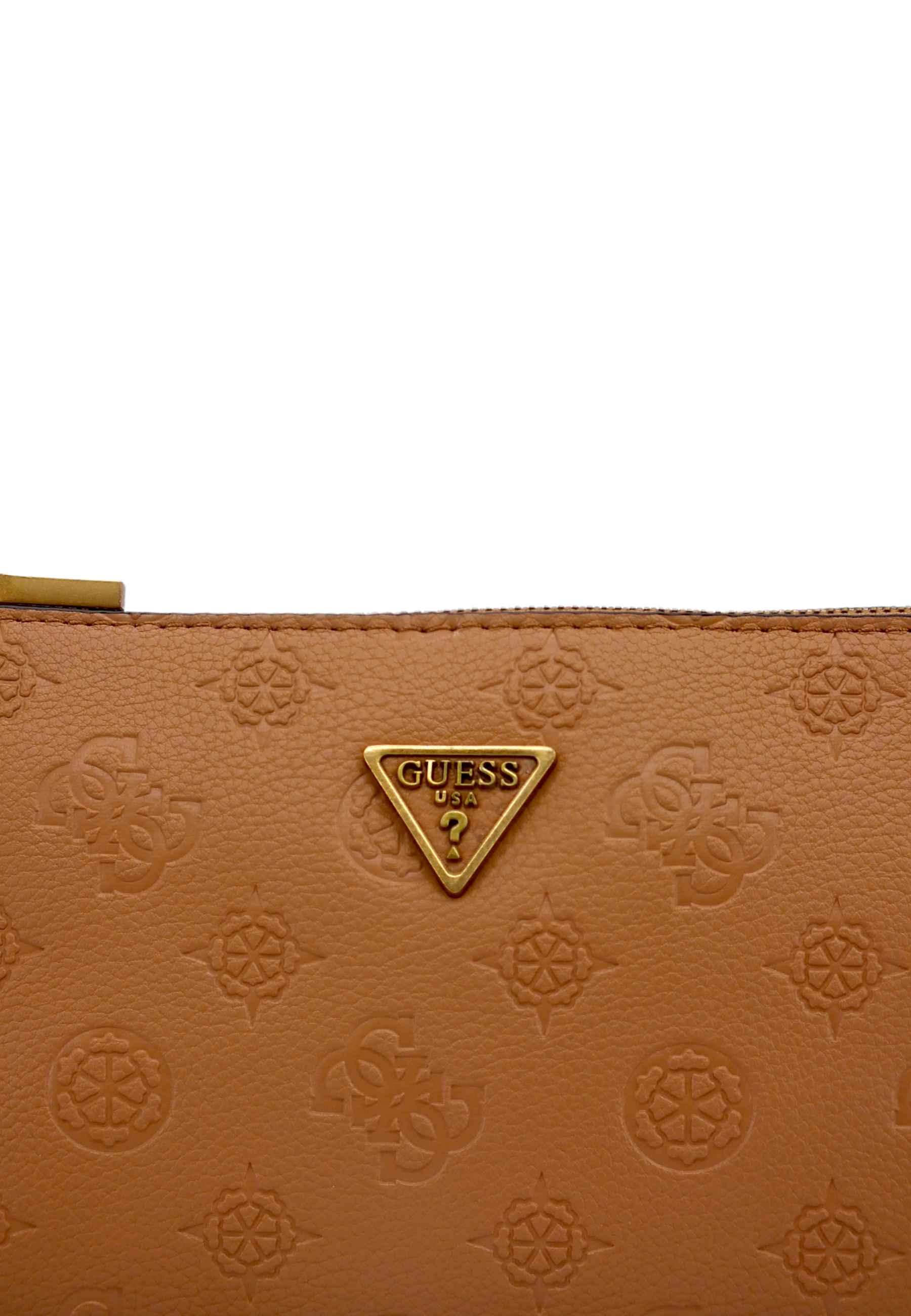GUESS Borsa Tracolla Helania Mini Marrone Caramel PB840372 - Sandrini Calzature e Abbigliamento