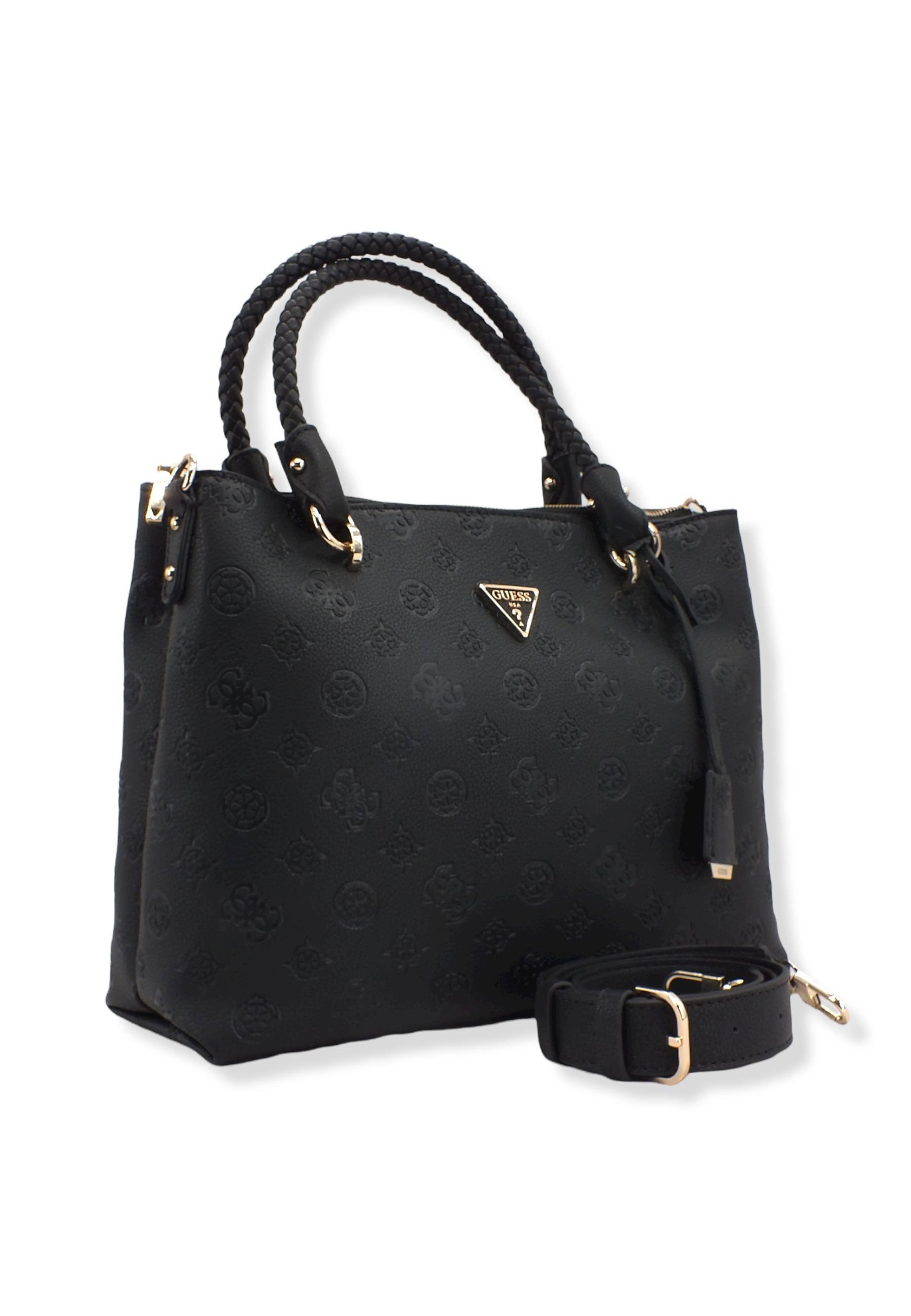 GUESS Borsa Tracolla Helania Socety Black PG840310 - Sandrini Calzature e Abbigliamento