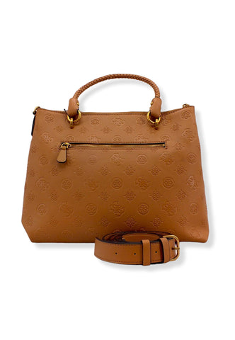 GUESS Borsa Tracolla Helania Socety Marrone Caramel PB840310 - Sandrini Calzature e Abbigliamento