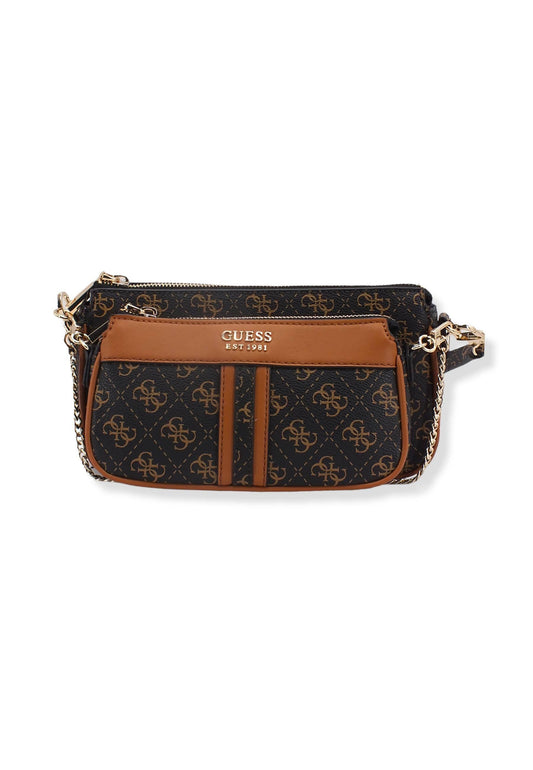 GUESS Borsa Tracolla Kasinta Mini Brown Cognac SG840570 - Sandrini Calzature e Abbigliamento