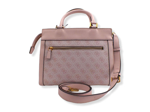 GUESS Borsa Tracolla Katey Bicolor Light Rose Logo XA787026 - Sandrini Calzature e Abbigliamento