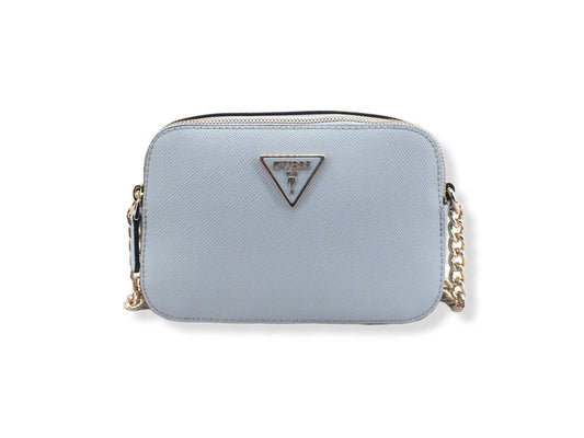 GUESS Borsa Tracolla Noelle Crossbody Camera Double Azzurro Pale Cloud ZG787914 - Sandrini Calzature e Abbigliamento