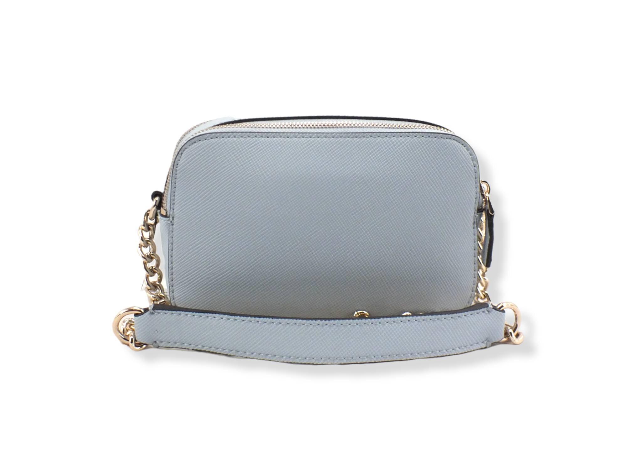 GUESS Borsa Tracolla Noelle Crossbody Camera Double Azzurro Pale Cloud ZG787914 - Sandrini Calzature e Abbigliamento