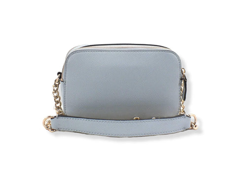GUESS Borsa Tracolla Noelle Crossbody Camera Double Azzurro Pale Cloud ZG787914 - Sandrini Calzature e Abbigliamento