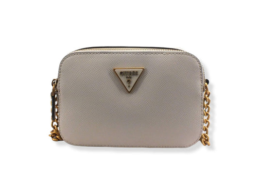 GUESS Borsa Tracolla Noelle Crossbody Camera Double Grigio Stone ZB787914 - Sandrini Calzature e Abbigliamento