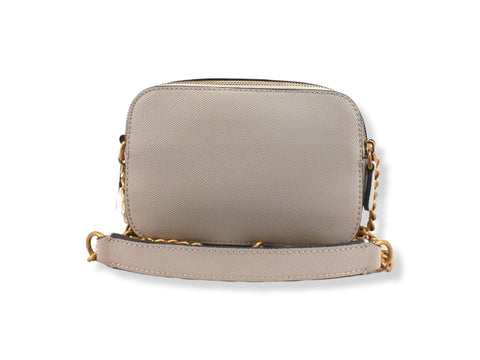 GUESS Borsa Tracolla Noelle Crossbody Camera Double Grigio Stone ZB787914 - Sandrini Calzature e Abbigliamento