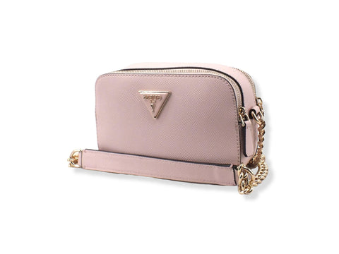 GUESS Borsa Tracolla Noelle Crossbody Camera Double Light Rose ZG787914 - Sandrini Calzature e Abbigliamento