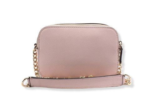 GUESS Borsa Tracolla Noelle Crossbody Camera Double Light Rose ZG787914 - Sandrini Calzature e Abbigliamento