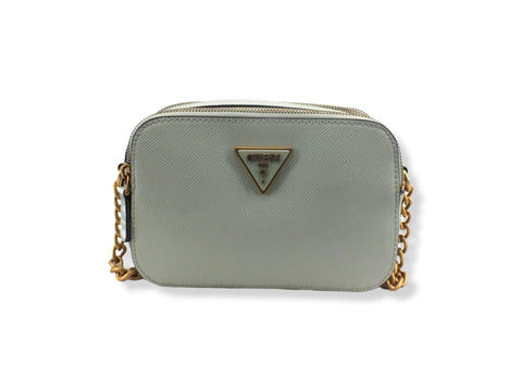 GUESS Borsa Tracolla Noelle Crossbody Camera Double Verde Sage ZB787914 - Sandrini Calzature e Abbigliamento